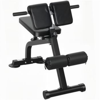 SPORTNOW Banco de Entrenamiento Banco de Pesas Banco de Fitness Marco de Acero Negro   Aosom España