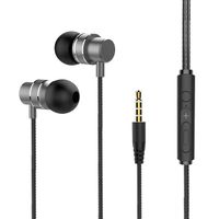 auriculares  micro in-ear netway gris
