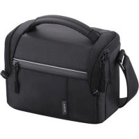 sony lcs-sl10 bolsa para camara negra