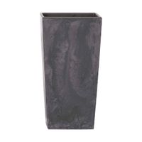 maceta alta en plastico antracita de 75x40x40cm