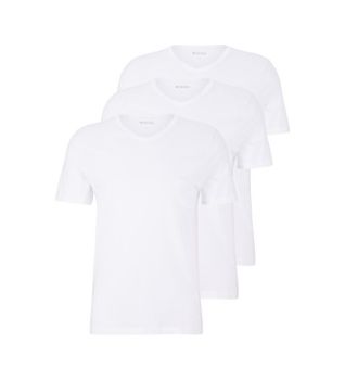BOSS para hombre. 50475285 Pack de 3 camisetas 50475285 blanco (XL), Algodón