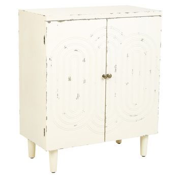 Aparador de madera de 2 puertas 70x35x84