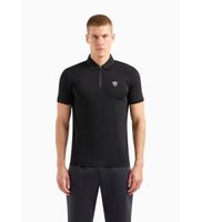 ea7 para hombre 8npf13pjrgz polo premium negro xs casual poliamida manga corta