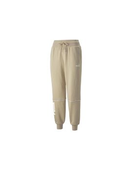 Pantalones Puma Power Colorblock Beige Mujer