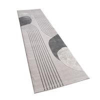 alfombra tiana gris  80x300 cm