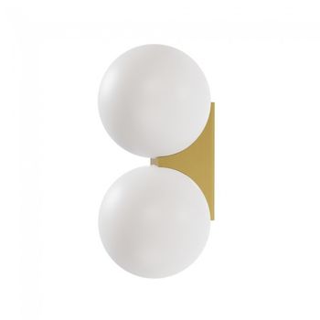 Aplique de pared para baños obi (2 luces)
