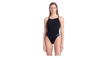 Banador arena team back lace uni para mujer negro