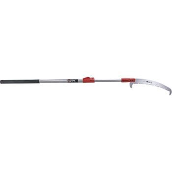 Kamikaze Serrucho Telescópico 360-bh De 4,5 Metros. Diseño Ultra Ligero. Sierra Telescópica Extensible De Podar Manual Con Mango Ergonómico. Pértiga Podar Telescópica Con Gancho Superior Y Cuchilla Cortarramas.