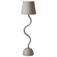 lampara de mesa moderna de hierro aluminio con interruptor tactil cable usb de carga inalambrica para interior y exterior beige vouga