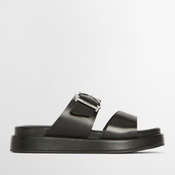 Barbour Adele Leather Sandals - UK 4 - Black