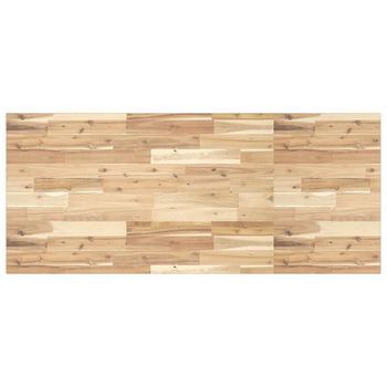 Tablero De Mesa Rectangular Madera Maciza Acacia 120x60x2 Cm Vidaxl