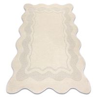 alfombra dune 2879 shape crema  marco estructura forma irregular 200x290 cm