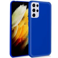 cool funda silicona azul para samsung galaxy s21 ultra