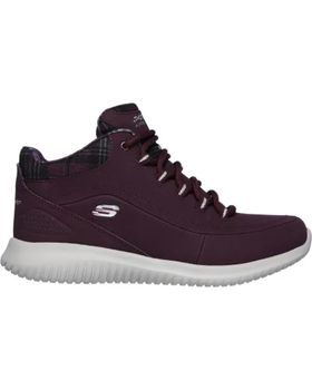 de SKECHERS ULTRA FLEX-JUST BOTINES PLANOS BURDEOS 12918 ROJO