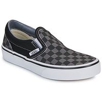 vans zapatos uy classic slip-on checkerboard blkpewter para nina
