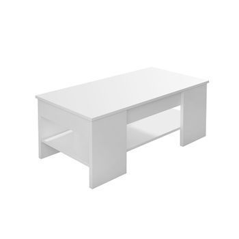 Mesa De Centro R103 Elevable Blanco
