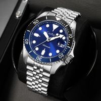 cadisen nuevos relojes de pulsera mecanicos luminosos para hombre bisel de ceramica cristal de zafiro reloj automatico para hombre reloj masculino