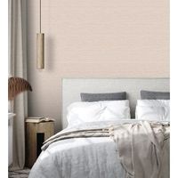 papel pintado vinilico ecologico efecto fibra vegetal con textura en relieve - graham hall 681931 de gaulan - rollo de 10 m x 052 m