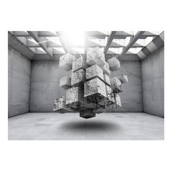 Papel Pintado 3d - Concrete Prison (400x280 Cm)
