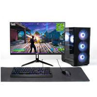 pc gaming completo 16gb ram y 1tb con gtx 1650  i5 10400f  monitor 165hz 1080p 24  teclado raton auriculares y alfombrilla gaming incluye wifi 6 bluetooth y windows 11 pro activado garantia 3