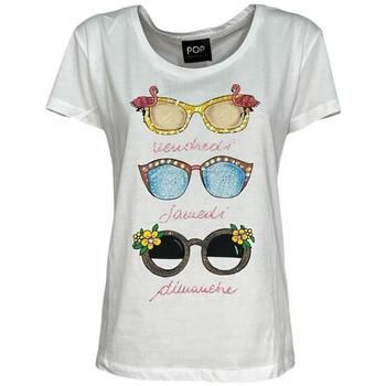 Very Simple Camiseta 109co_bianco para mujer