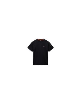 Camiseta Napapijri S-Badge Ss Hombre Negro