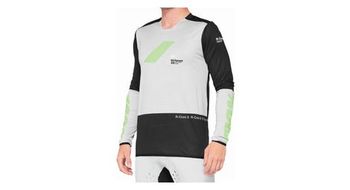 Camiseta 100  r core x jersey vapor negro