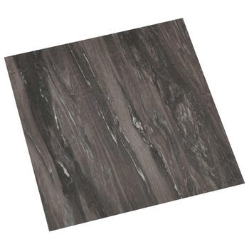 Tableros De Suelo Gris Oscuro 5,11 M² 55 Uds. Pvc Vidaxl