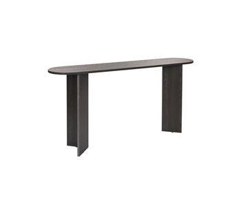 Consola recibidor elsie negro para recibidor o salón mueble auxiliar moderno  - homekit
