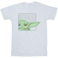 disney camiseta manga larga the mandalorian para nina