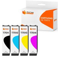pccom essential epson t7011t7012t7013t7014 cartucho tinta compatible negrocianmagentaamarillo pack 4