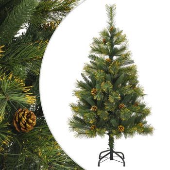 Árbol De Navidad Artificial Con Piñas 120 Cm Vidaxl