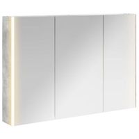 armario con espejo de bano  mueble de bano gris concreto 1035 x 155 x 70 cm