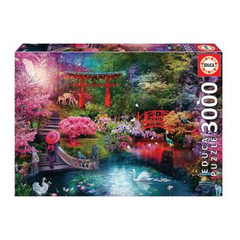 Educa - Puzzle de 3000 Piezas  Jardín Japonés. Incluye Servicio de Pieza perdida. Medidas: 120 x 85 cm. + 14 años Educa 19282