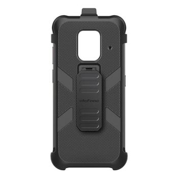 Funda para móvil Ulefone Armor Cover negra con pinza para cinturón para Armor 14