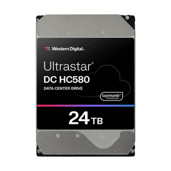 Disco Duro Western Digital 24TB HDD 7200rpm Ultrastar DC HC580 SATA 512MB Enterprise