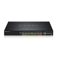 zyxel xgs2220-30hp l3 access switch 400w poe 16xpoe10xpoe 24x1g rj45 2x10mg rj45 4x10g sfp uplink incl 1 yr nebulaflex pro
