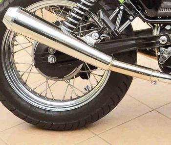 Silenciador de escape Moto Guzzi V 7 i.e. Cafè Mistral par cónico