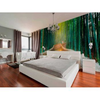 Fotomural Vinilo Zen Bosque Bambú 350 X 250 Cm
