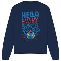 sesame street camiseta manga larga hello everybody para mujer