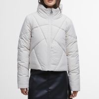 barbour international rowen quilted shell jacket - uk 10
