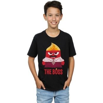 Disney Tops y Camisetas Inside Out Anger The Boss para niño