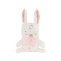 manta de regalo con bordado 3d rabbits in love