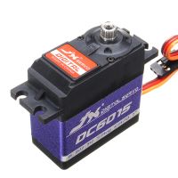 jx dc6015 1432kg servo digital de angulo estandar de alto par y engranajes metalicos dc para modelo de rc transmisor ra
