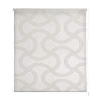 estoralis - estor enrollable translucido   visillo  180 x 255 cm anchoalto tamano tela 177 x 250 cm  bronn  blanco