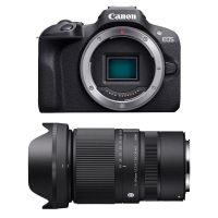 camara mirrorless canon eos r100 241mp 4k uhd wifi bt  sigma 16-300mm f35-67