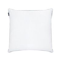 almohada de plumas y plumon de pato de perfil alto para cama triple compartimento funda de algodon de primera calidad blanco 80 x 80 cm teide