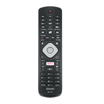 MANDO TV SAVIO RC-10 COMPATIBLE PHILIPS SMART TV
