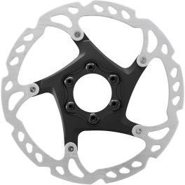 Shimano Disco De Freno Sm-rt76 6 Agujeros 180 Mm Plata Negro