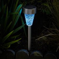 solar mosaic stake light - 6pk